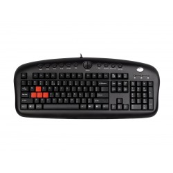 A4 TECH KB-28 Q USB MM KLAVYE KABLOLU SİYAH GAMING