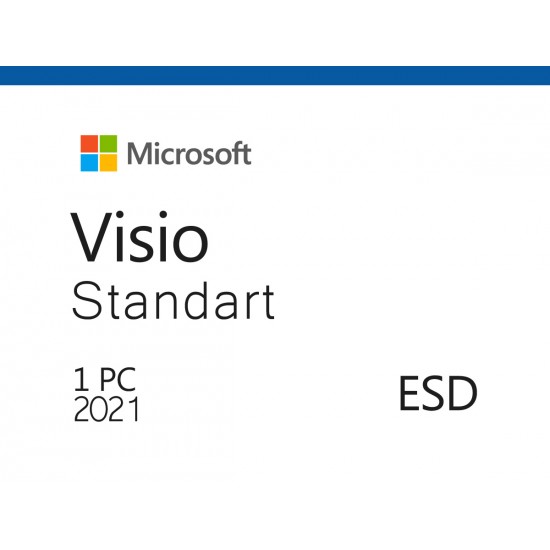 MS VISIO STANDARD 2021 TURKCE-INGILIZCE ELEKTRONIK LISANS D86-05942