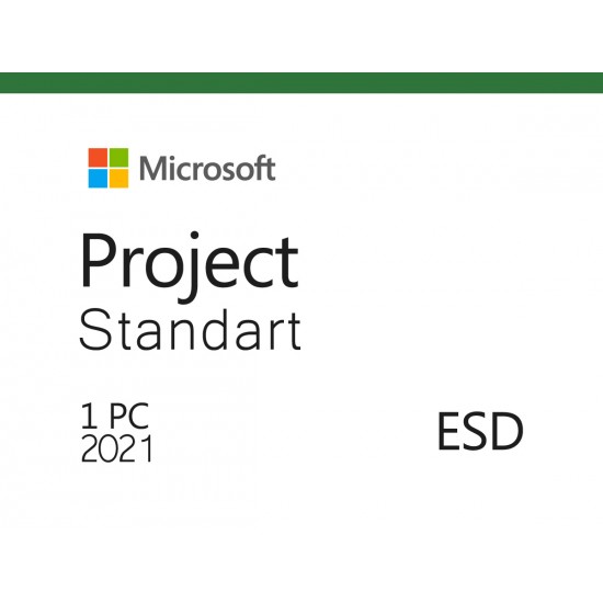 MS PROJECT STANDARD 2021 TURKCE-INGILIZCE ELEKTRONIK LISANS 076-05905