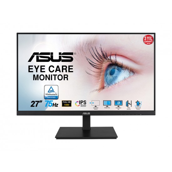 27 ASUS VA27DQSB IPS FREESYNC 5ms 75HZ DP HDMI VGA USB X2 MM VESA 3YIL