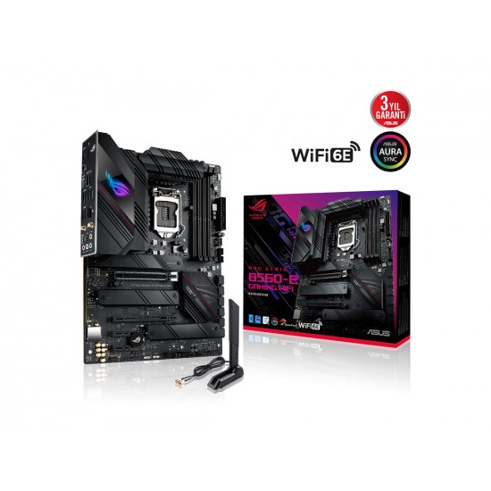 ASUS ROG STRIX B560-E GAMING WIFI 5333MHz(OC) DDR4 Soket1200 RGB M.2 HDMI DP