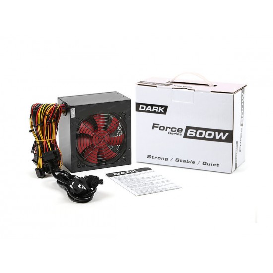 DARK Force Serisi 600W 3xSATA, 3xIDE 6+2Pin PCI-E Power Supply (DKPS600S1)