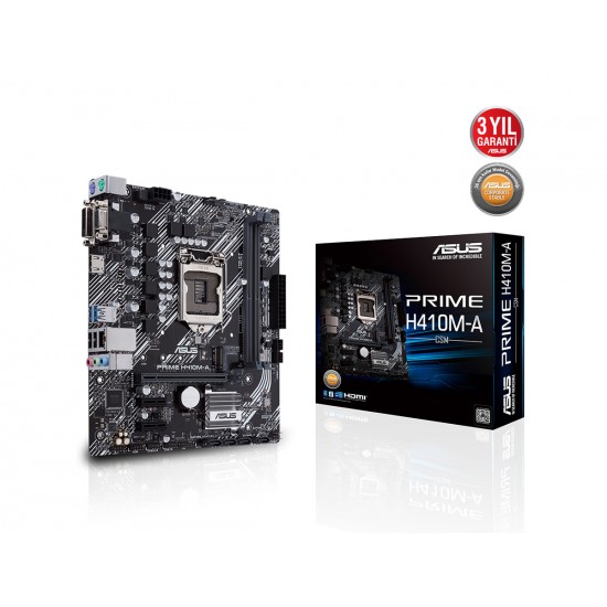 ASUS PRIME H410M-A/CSM Intel H410 DDR4 2933 MHz Lga1200 mAtx Anakart