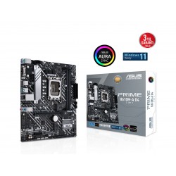 ASUS PRIME H610M-A D4-CSM H610 DDR4 3200 DP HDMI VGA ÇİFT M2 USB3.2 AURA RGB