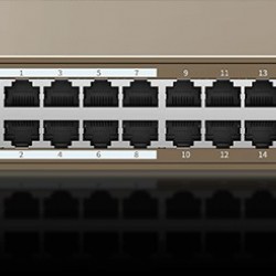 TENDA TEG1118P-16-250W 16-Port Gigabit (16xPoE 250W), 2xSFP Switch